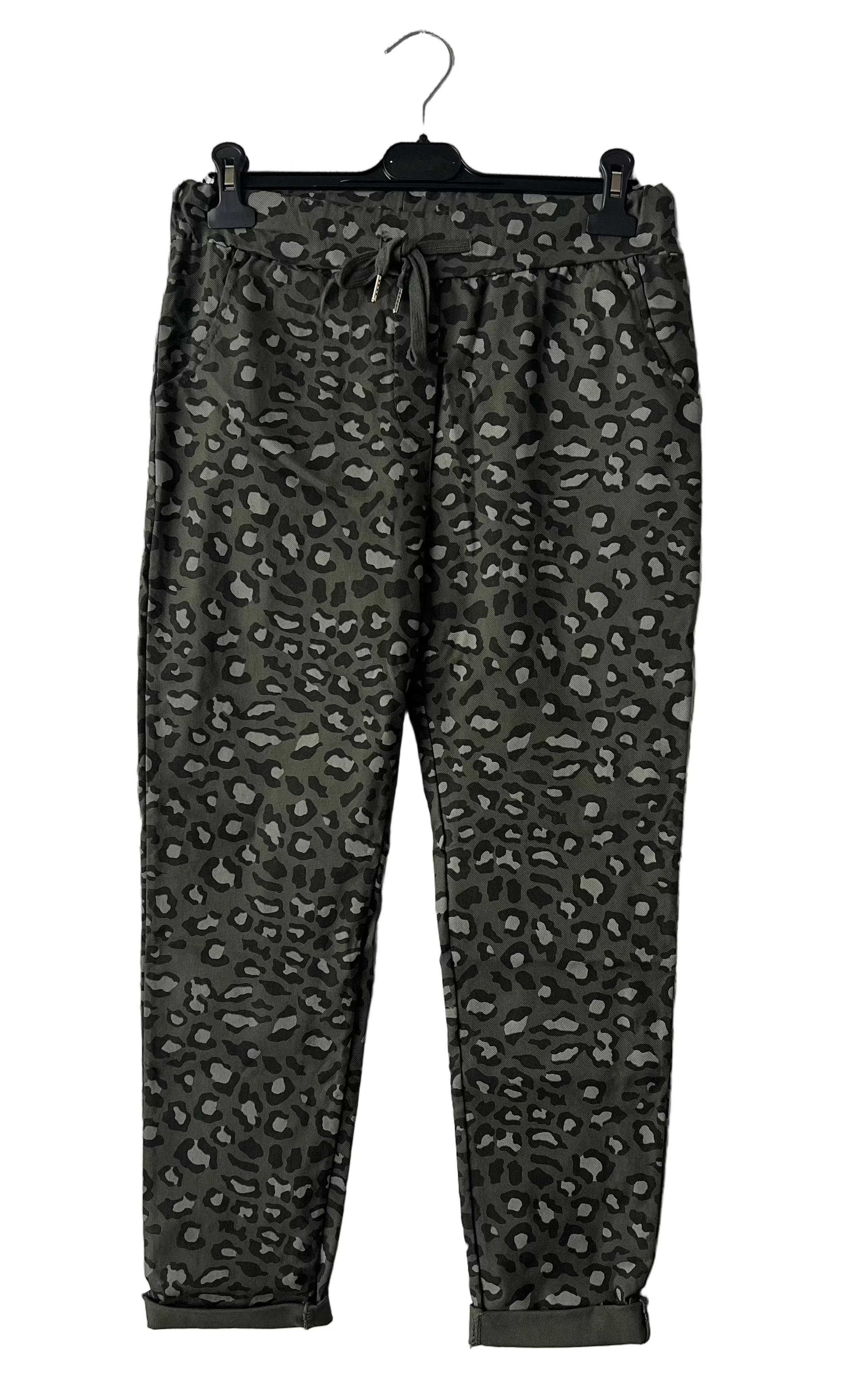 Women's Khaki Stretch Trousers