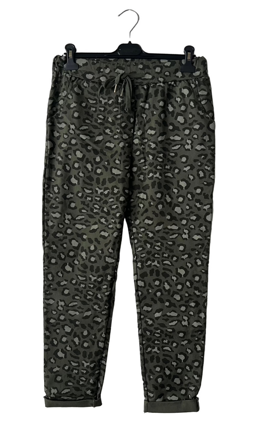 Women's Khaki Stretch Trousers