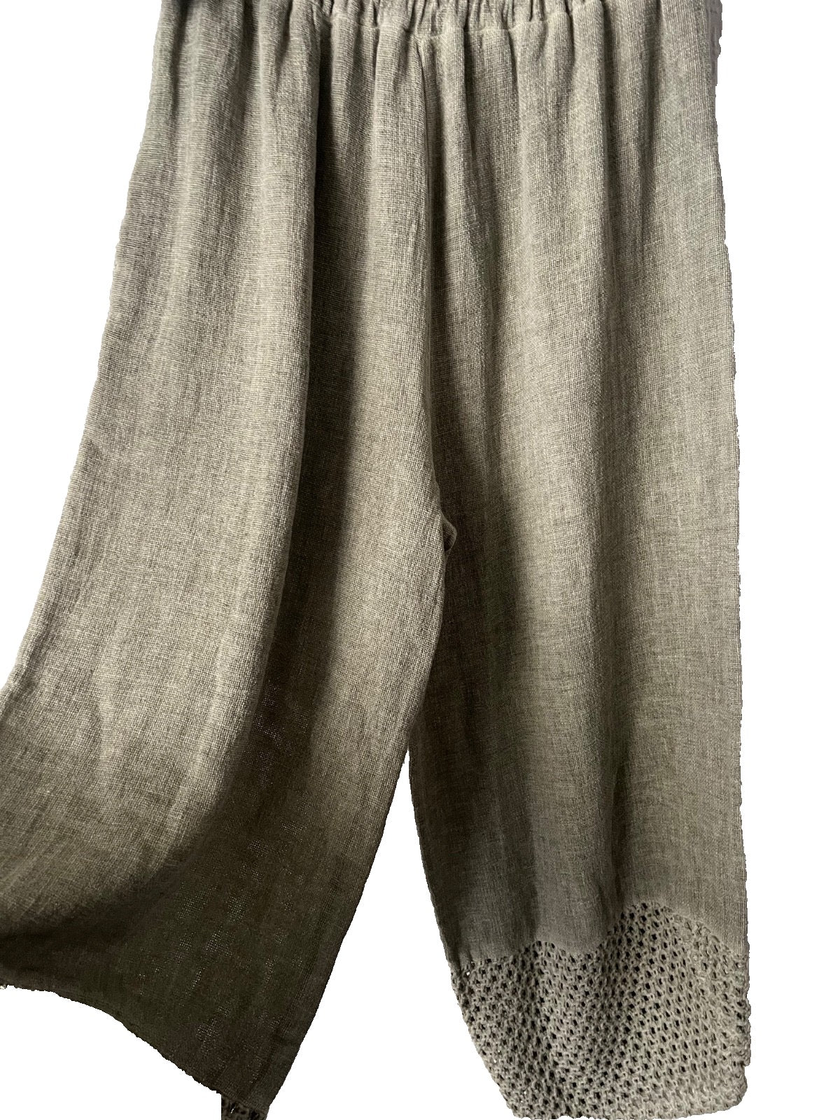 Women's pale khaki Trousers with pockets