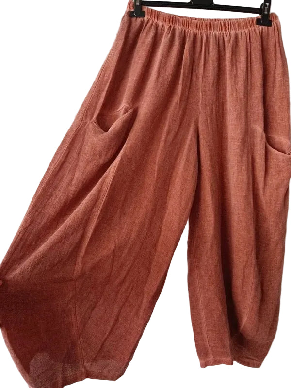 Rust coloured trousers