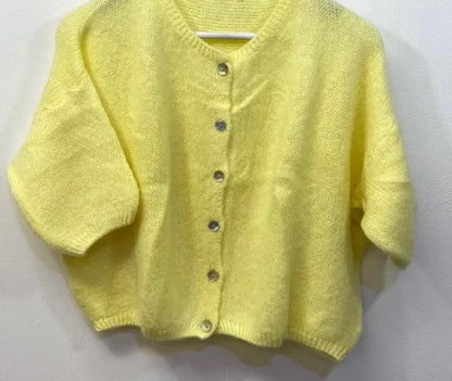 23 colours short sleeve cardigan