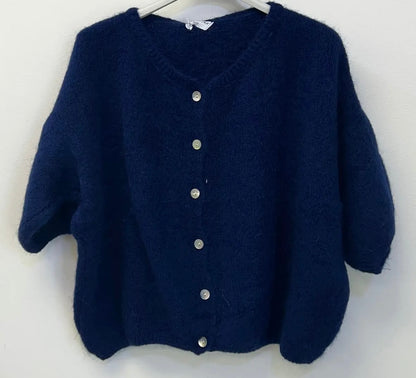 23 colours short sleeve cardigan