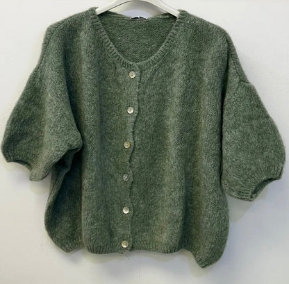 23 colours short sleeve cardigan