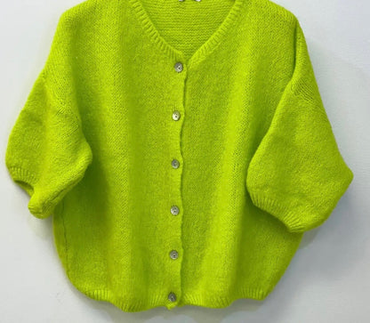 23 colours short sleeve cardigan