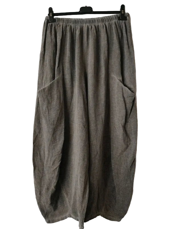 Grey balloon style trousers